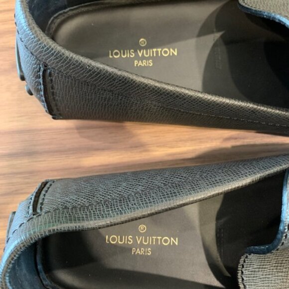 Louis Vuitton Men's Hockenheim Black Leather Loafers - Picture 4 of 9